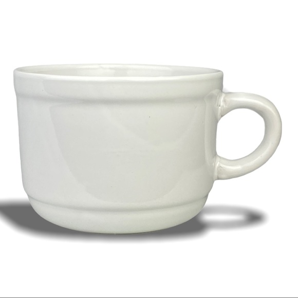 Thrifty Lady Large White Coffee Latte Mug - Picture 3 of 4